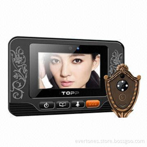 Digital Peephole Viewer with Motion Detection, Night Version, SOS and MMS Function